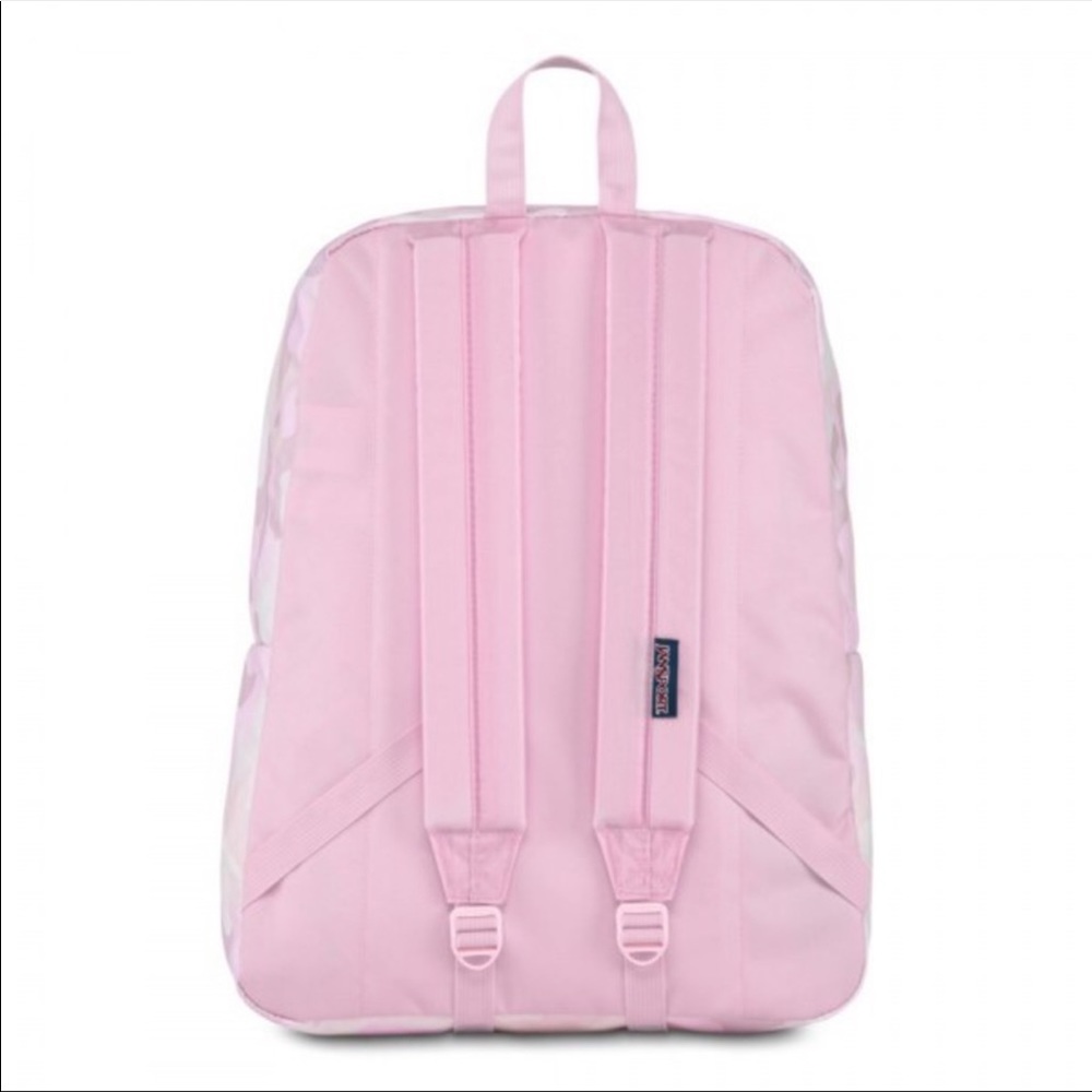 JANSPORT Superbreak Cotton Candy Pink Camo Backpack - Picture 3 of 5
